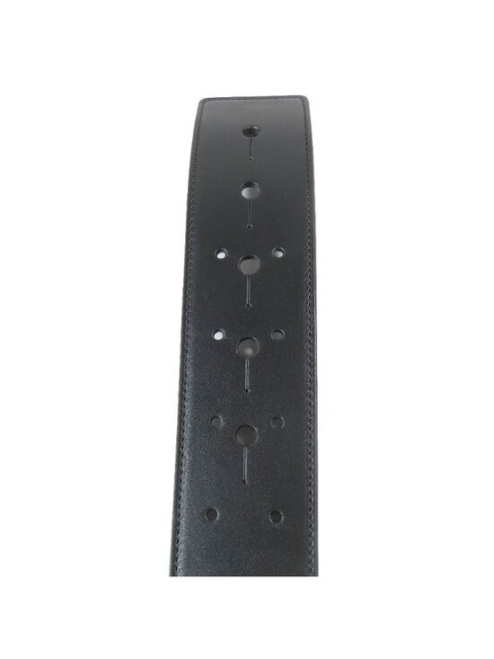 Dior Flower Motif Floral Pattern Decoration Leather Belt Black Gold main image 7